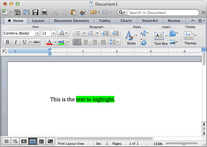 add heading in microsoft office word 2011 for mac
